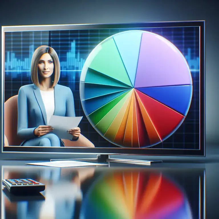 Visual representation of "segment" - A part of a broadcast or show.