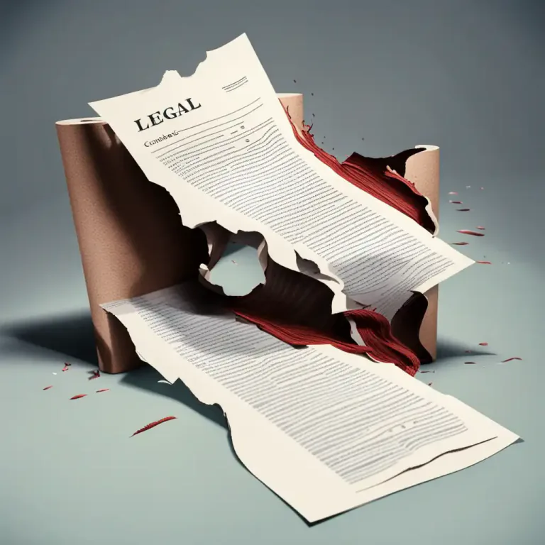 Visual representation of "null and void" - Having no legal force or effect; not valid.