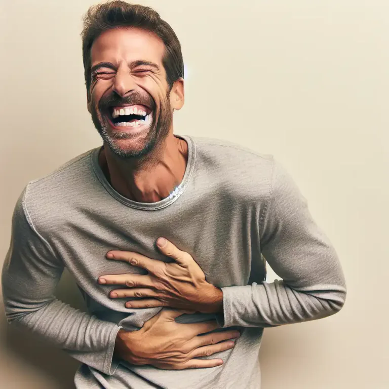 Visual representation of "wheeze" - To laugh quietly and breathlessly.