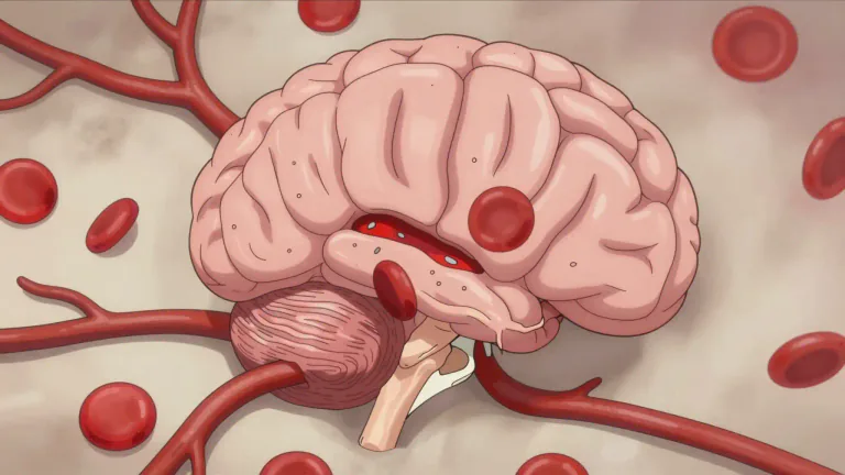Visual representation of "embolic" - Relating to or caused by an embolus, a substance that obstructs blood vessels.