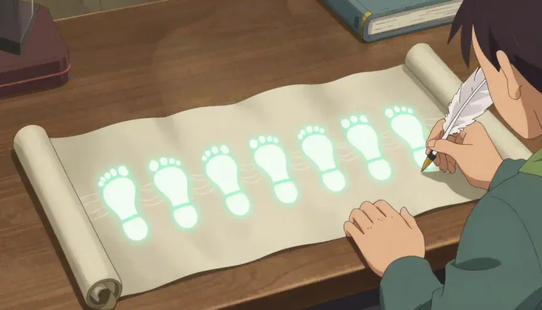 Visual representation of "octameter" - A line of poem that has eight metrical feet, or a verse with eight beats.