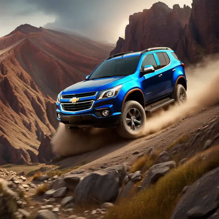 Visual representation of "trailblazer" - A vehicle made for driving over rough ground or in the mountains