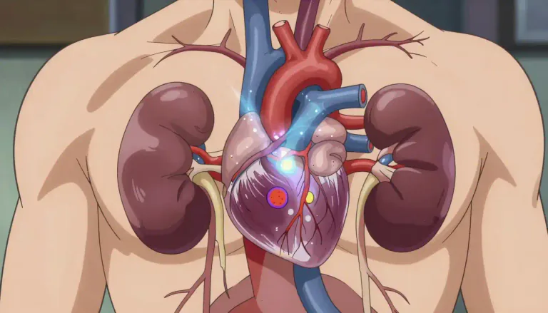 Visual representation of "pheochromocytoma" - A pheochromocytoma is a rare tumor that develops in the adrenal glands and causes excessive production of hormones, leading to symptoms like high blood pressure.