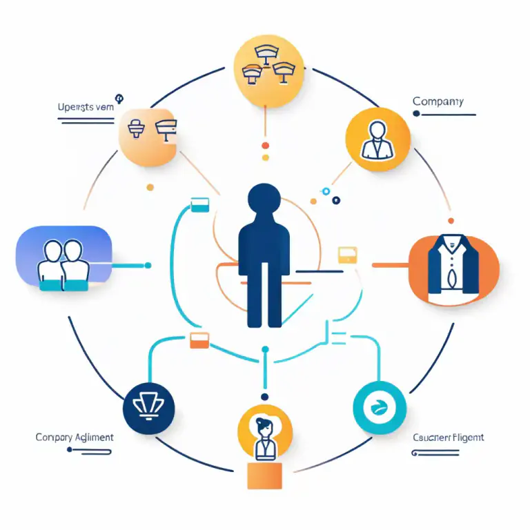 Visual representation of "align" - To position something in relation to something else.