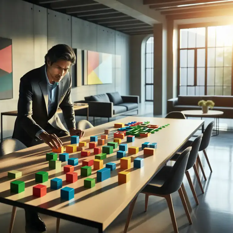 Visual representation of "assortment" - The action or result of sorting or categorizing things according to shared qualities or characteristics.