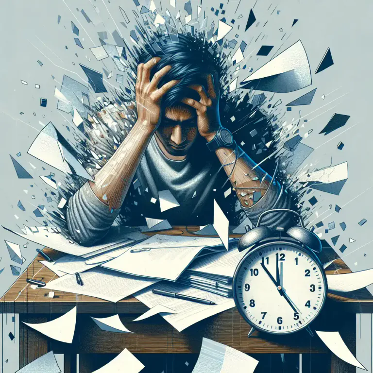 Visual representation of "crumble" - To fall apart, usually used when you are talking about someone losing control emotionally