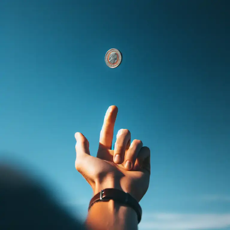 Visual representation of "toss off" - To masturbate or to cause someone to reach an orgasm, considered vulgar.