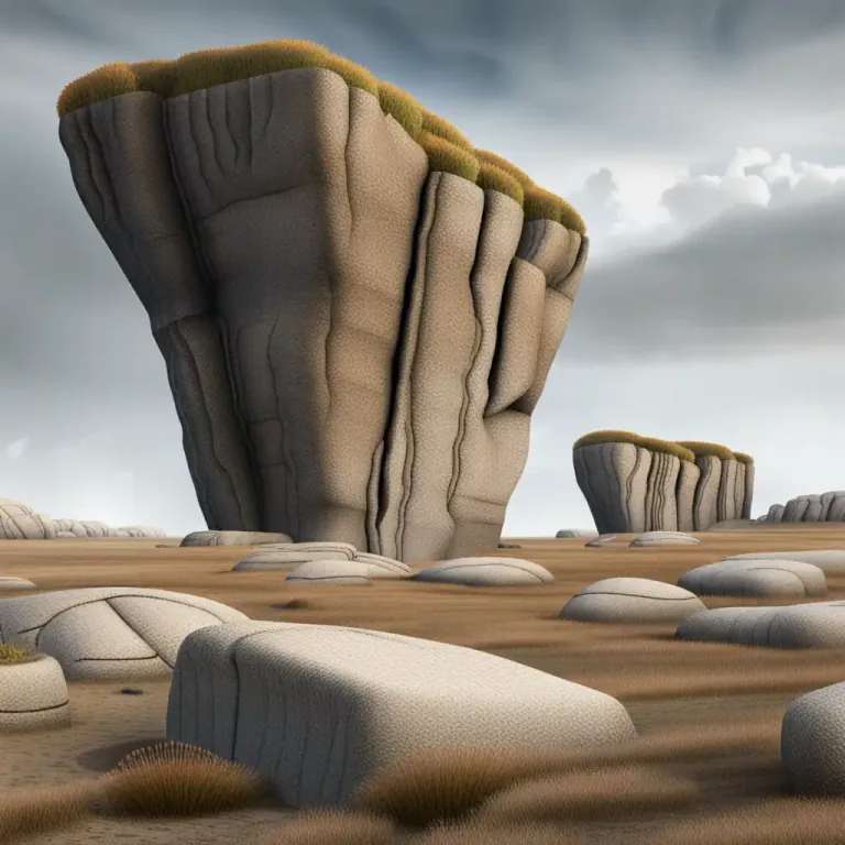 Visual representation of "intrude" - When rocks push into or between other rocks