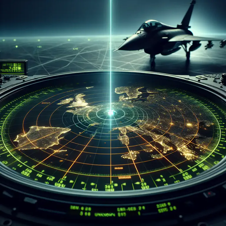 Visual representation of "bogey" - In military terms, a bogey is an unidentified aircraft or missile.