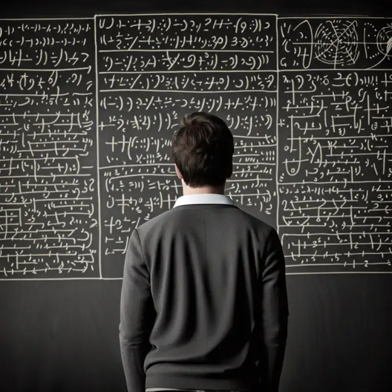 Visual representation of "grasp at" - To try to understand something complex or difficult