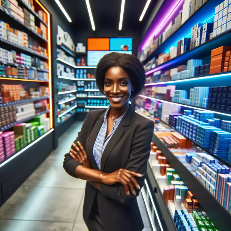 Visual representation of "woman" - A female worker or employee