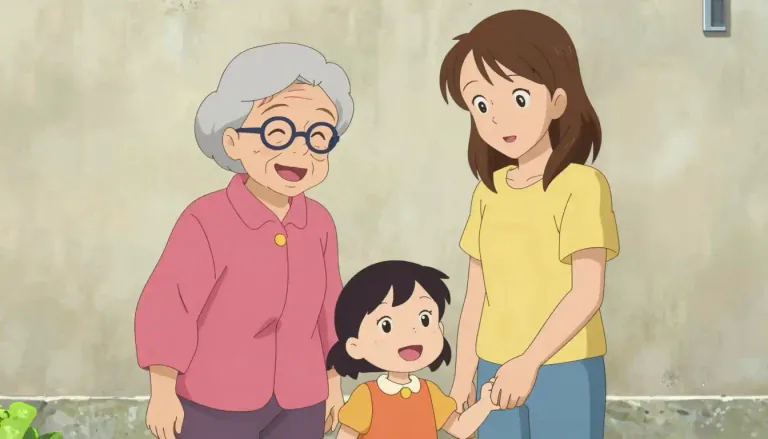 Visual representation of "granddaughter" - The daughter of your son or daughter