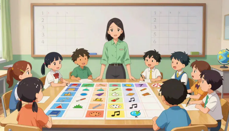 Visual representation of "curricular" - Related to the subjects and courses taught in a school.