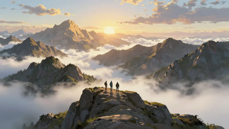 Visual representation of "sublimity" - The quality of being majestic, grand or very impressive