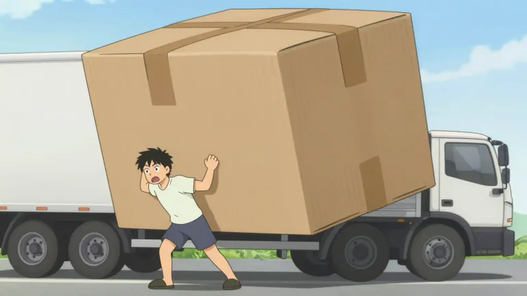 Visual representation of "hefty" - Large in amount, size, force, etc.