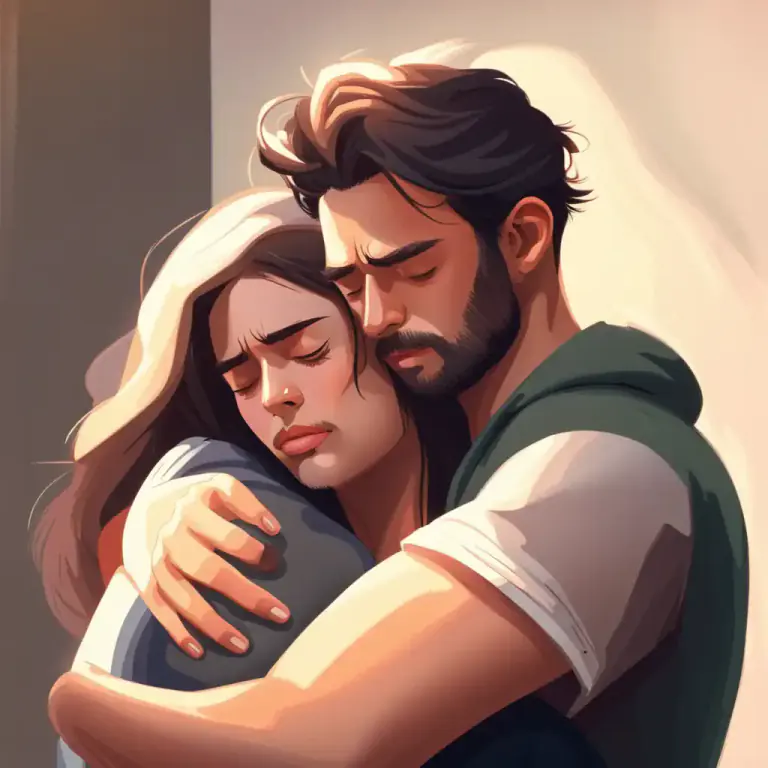 Visual representation of "smother" - To give too much love or attention, which becomes annoying or uncomfortable for someone.