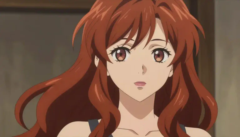 Visual representation of "auburn" - A reddish-brown color, usually referring to hair color.