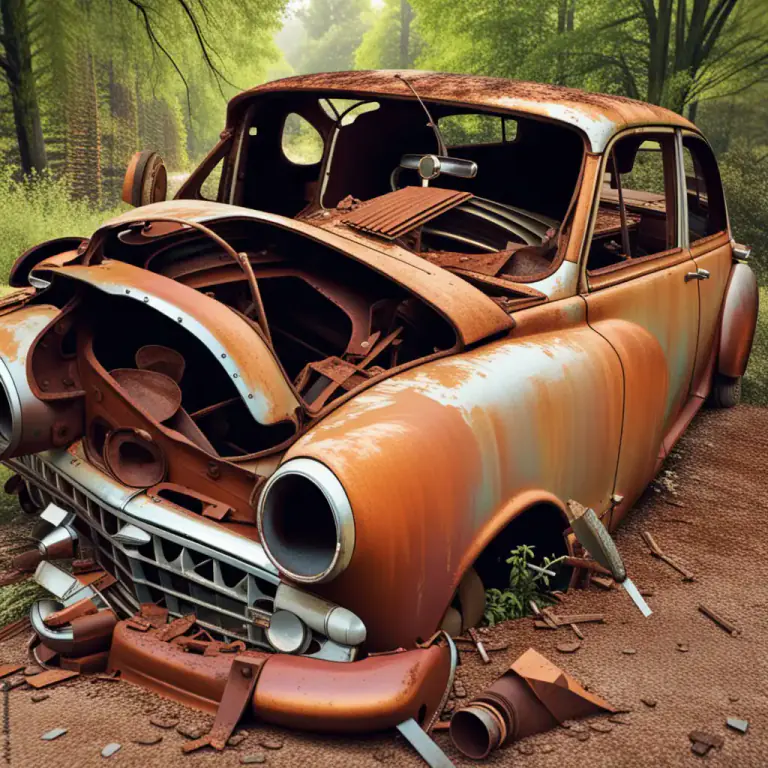 Visual representation of "apart" - Into pieces or parts