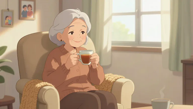 Visual representation of "nanny" - A term for a grandmother.