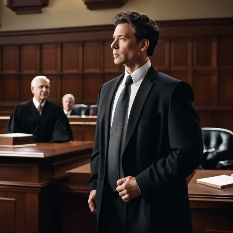 Visual representation of "defender" - A lawyer who represents a person or group accused of a crime