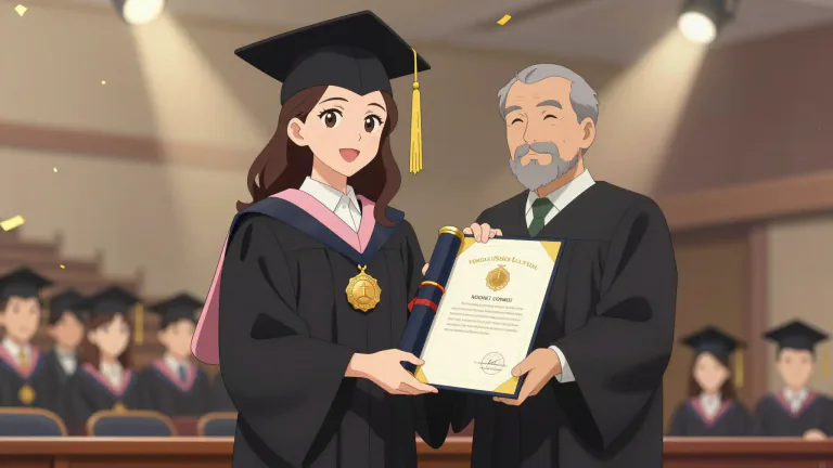 Visual representation of "doctorate" - The highest degree that is given by a university
