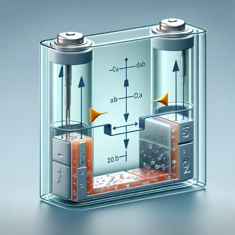 Visual representation of "cathode" - The negatively charged electrode in an electrical device, such as a battery.