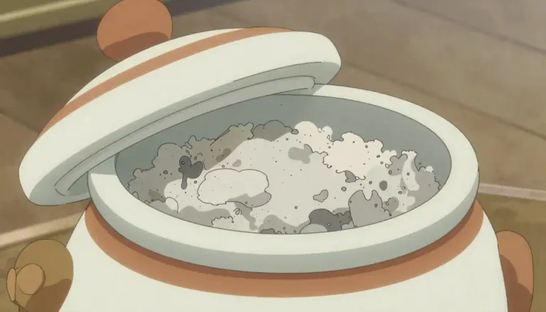 Visual representation of "cremains" - The ashes remaining after a body has been cremated.