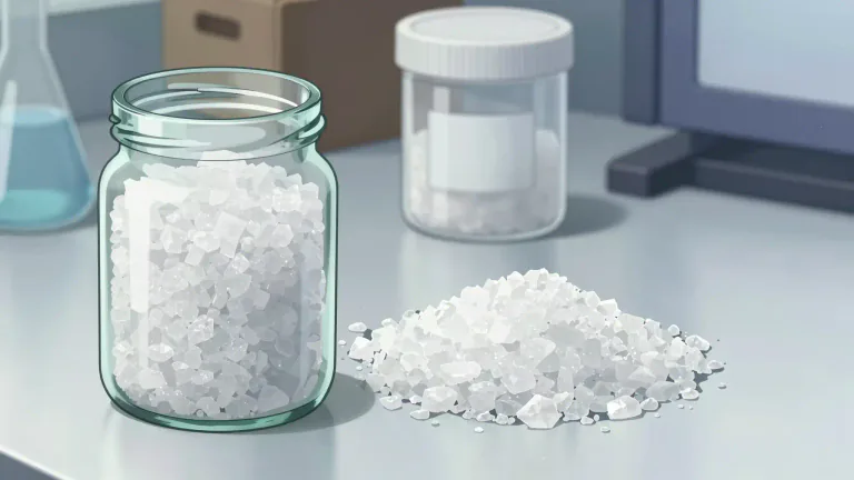 Visual representation of "anhydrous" - Referring to a substance that contains no water.