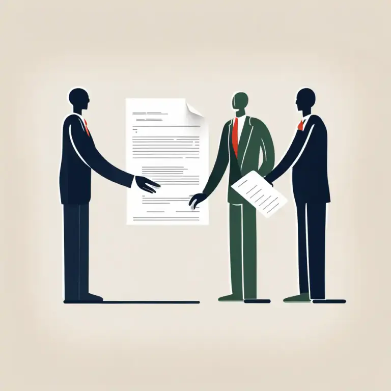 Visual representation of "submission" - An act of referring a matter to a third party for decision or judgment