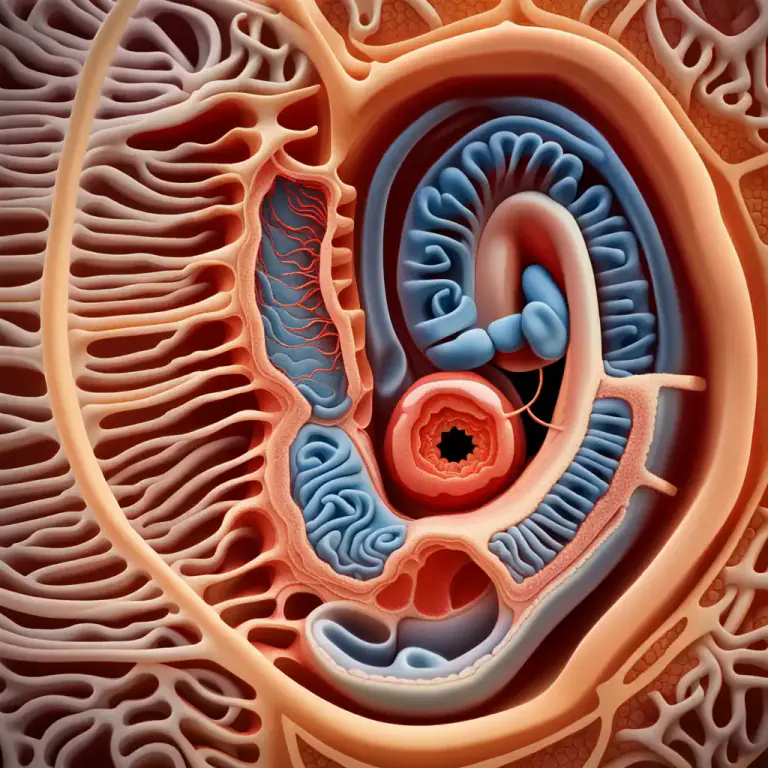 Visual representation of "labyrinth" - A structure in the inner ear that contains the organs of hearing and balance.
