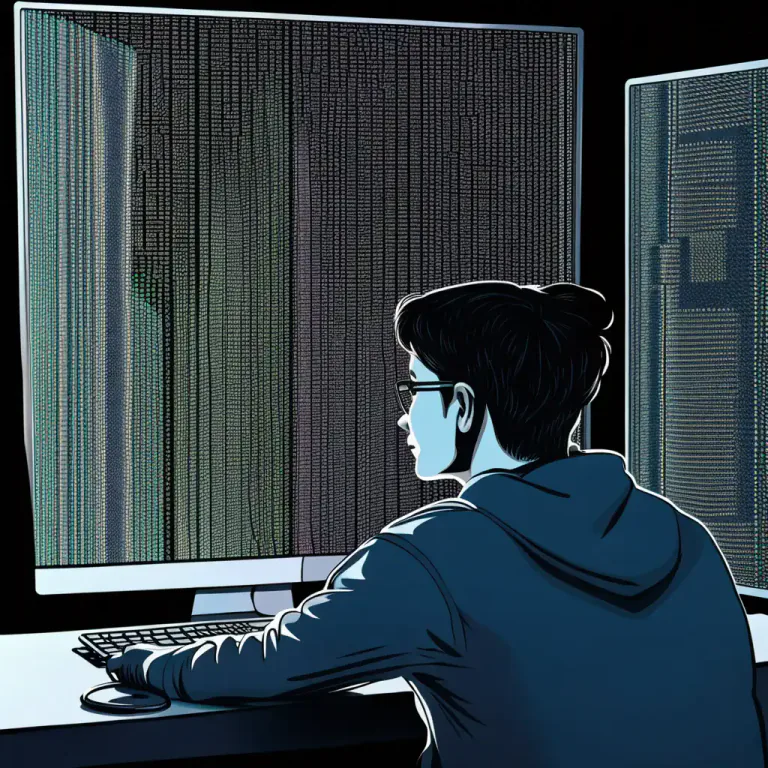 Visual representation of "assemble" - To create a computer program by converting instructions into machine code