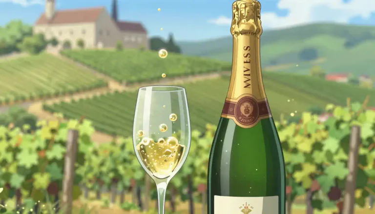 Visual representation of "champaign" - A type of sparkling wine produced in the Champagne region of France, known for its quality and unique production process.