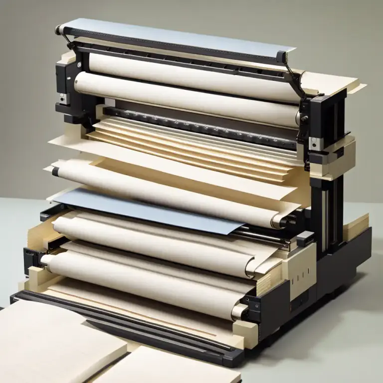 Visual representation of "collate" - In printing, to gather pages and put them into their correct order.