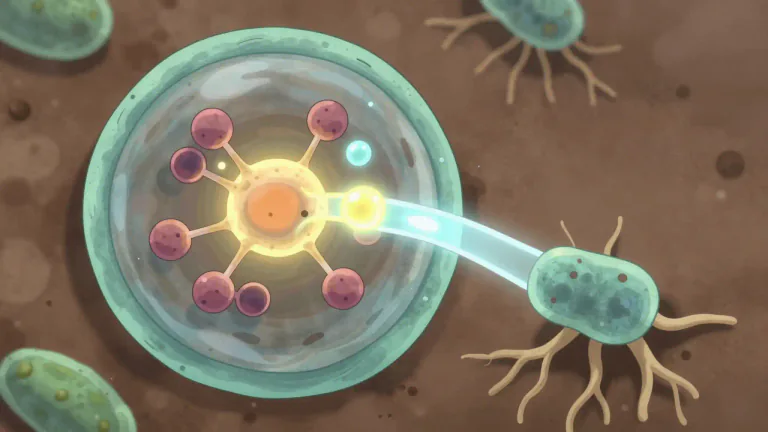 Visual representation of "nitrogenase" - Nitrogenase is an enzyme that catalyzes the reduction of atmospheric nitrogen to ammonia, a crucial process in nitrogen fixation.