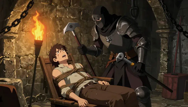 Visual representation of "torturer" - A person who hurts someone intentionally and severely especially for information or punishment.