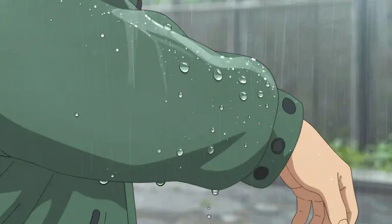Visual representation of "hydrophobic" - Non-interactive with water; repels water.