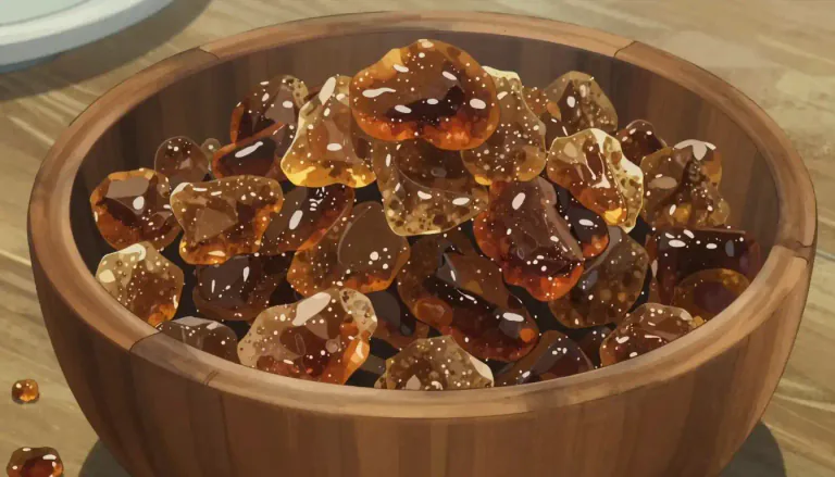 Visual representation of "muscovado" - A type of brown sugar that is not fully refined.
