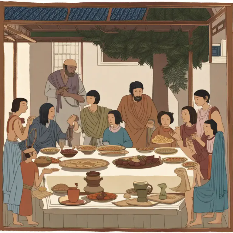 Visual representation of "commensal" - A person who eats at another's table, like a guest.