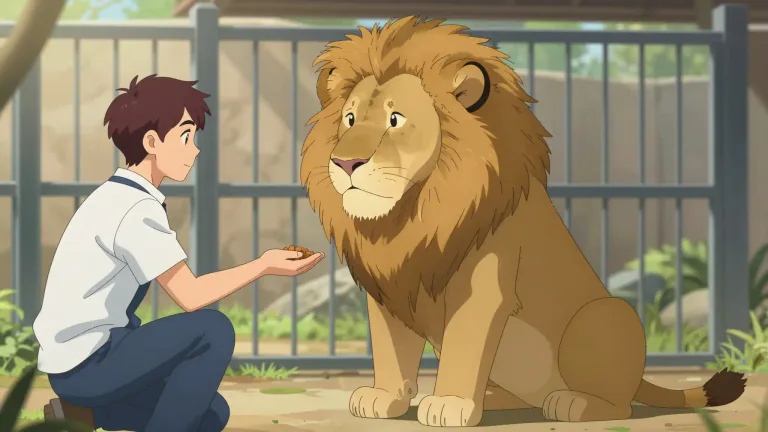 Visual representation of "tame" - To train an animal to be gentle and not scared of humans
