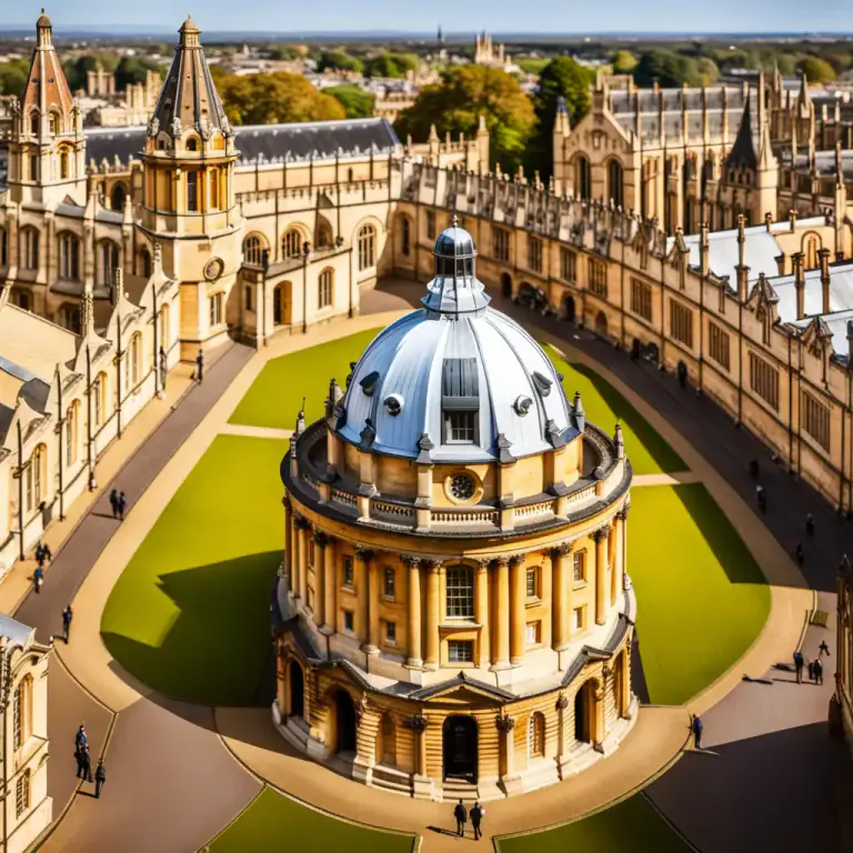 Visual representation of "oxford" - A city in south east England, famous for its prestigious university.