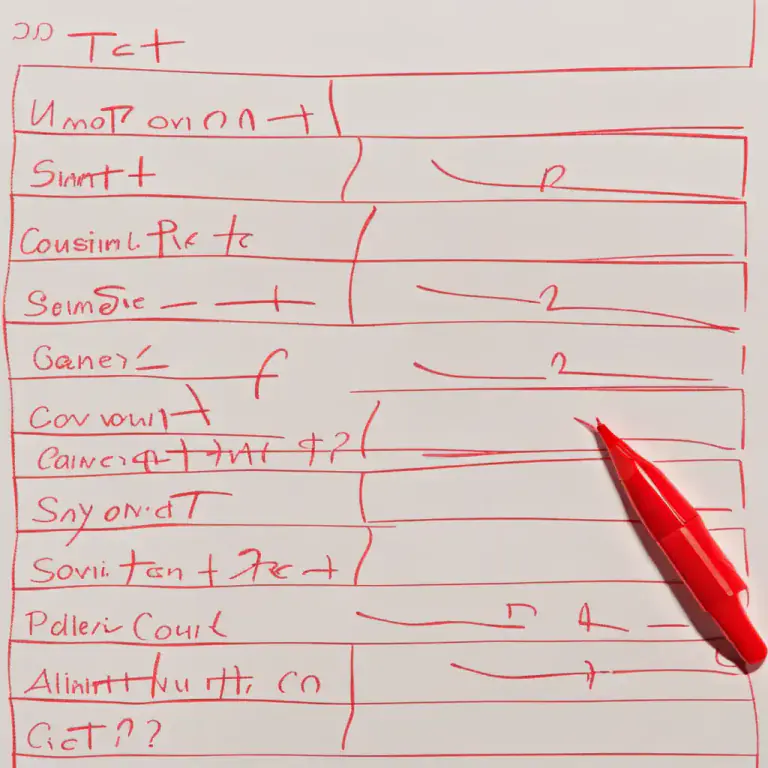 Visual representation of "cancel out" - To remove or erase something by crossing out or drawing a line through it.