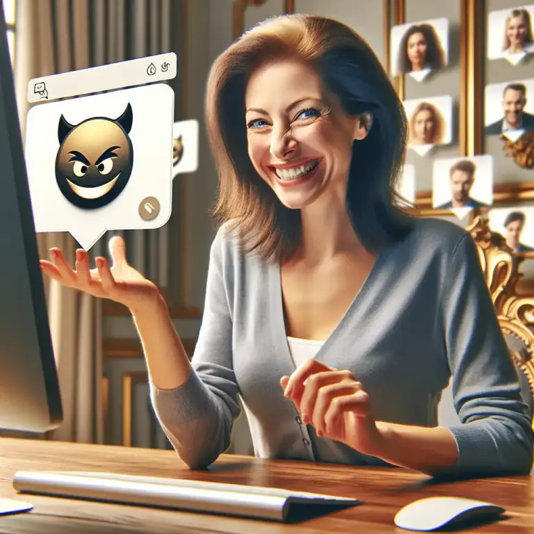 Visual representation of "troll" - To post intentionally annoying or offensive messages on the internet, usually to upset or provoke others.