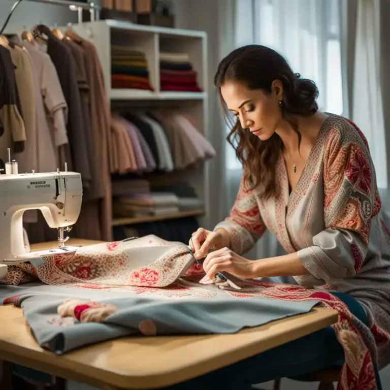 Visual representation of "sewer" - A person who sews.