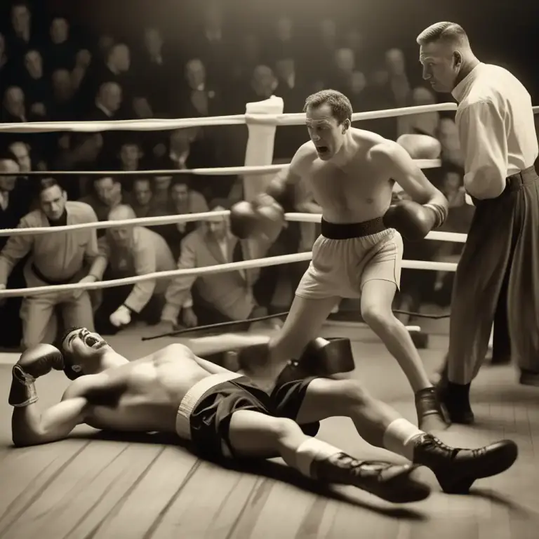 Visual representation of "take something hard" - To have a severe impact from a physical action or event.