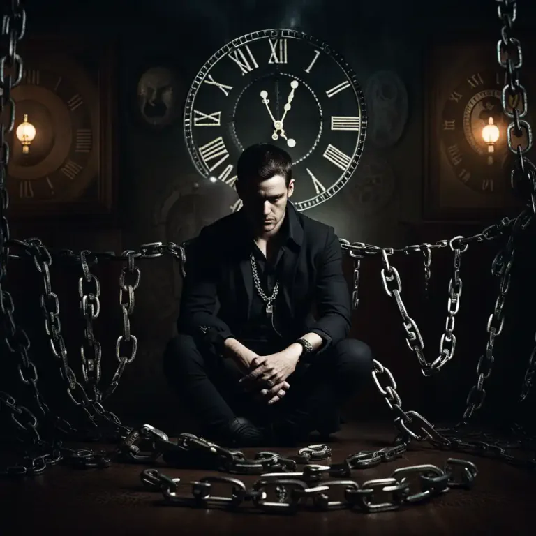 Visual representation of "captivity" - The state of being enslaved or dominated by someone or something