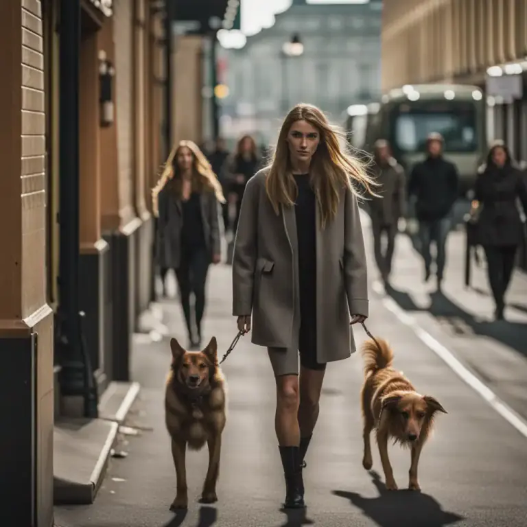 Visual representation of "dog" - To follow someone closely and constantly.