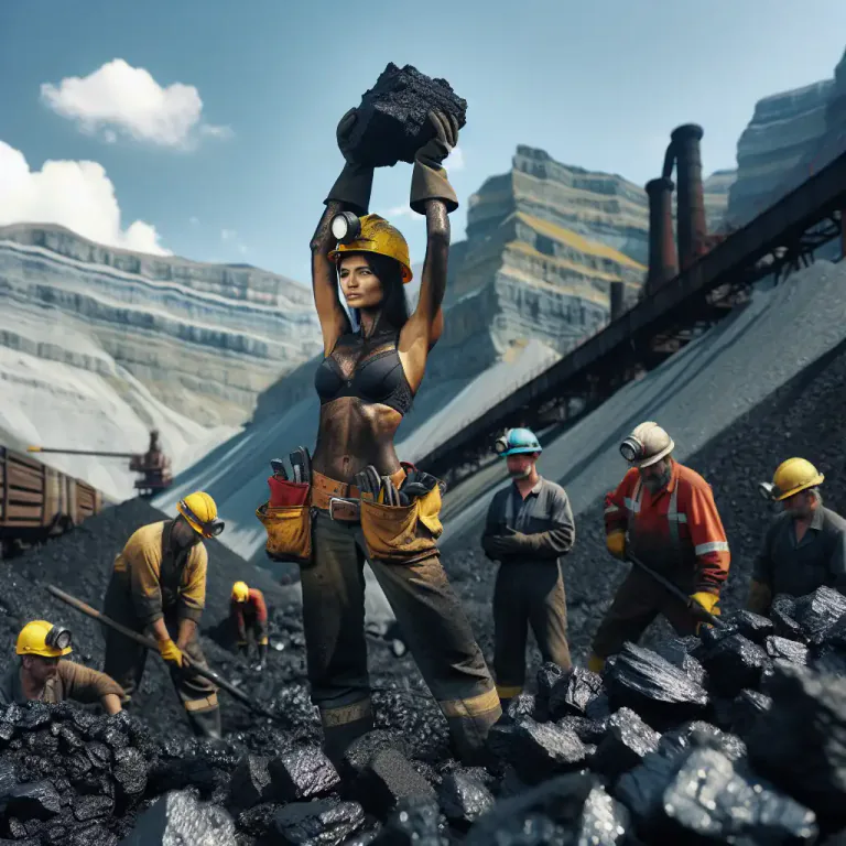 Visual representation of "bituminous" - Describes coal that is of intermediate rank between sub-bituminous coal and anthracite according to the coal classification used in the United States and Canada.