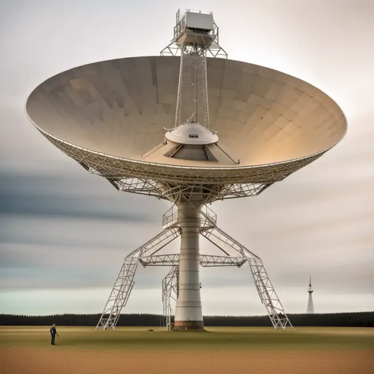 Visual representation of "parabolic" - Related to a type of mirror or antenna that is curved and is used to focus signals in one direction.