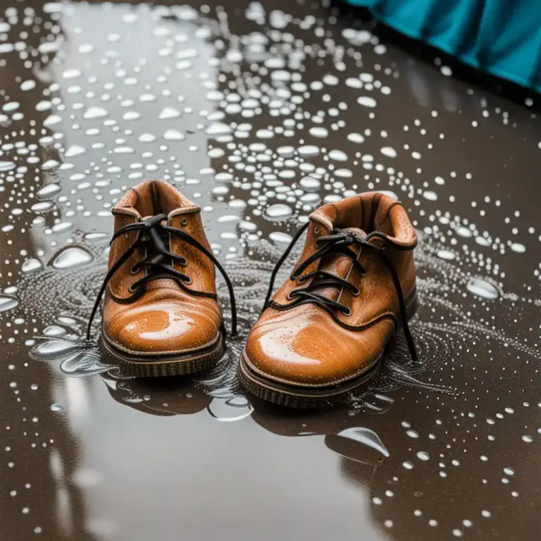 Visual representation of "soppy" - Soaking wet, drenched in liquid.
