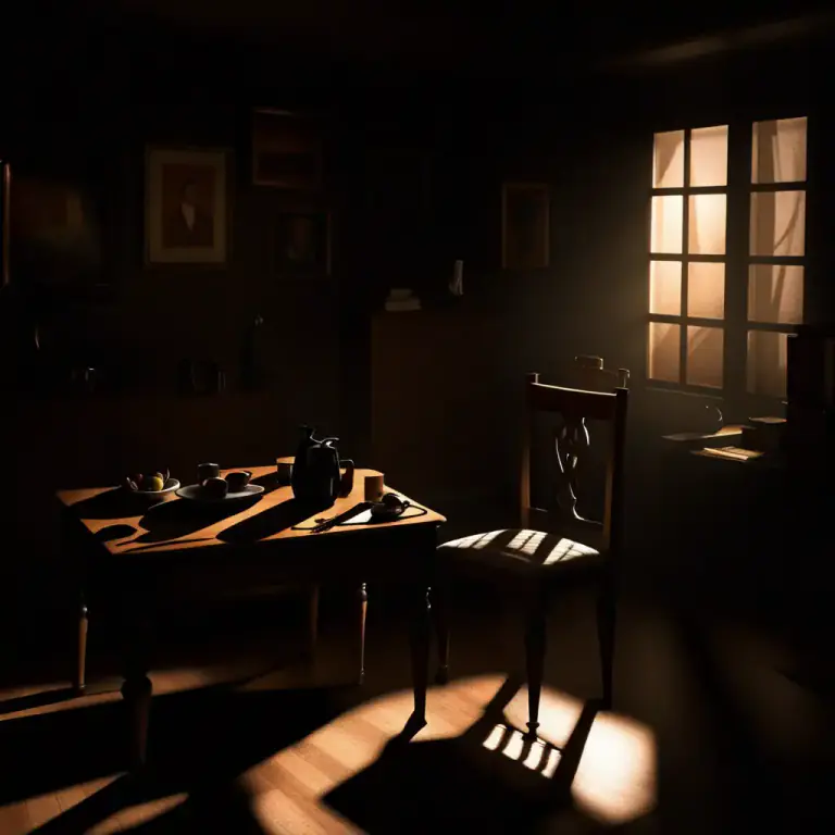 Visual representation of "obscurity" - The quality of being dark or shadowy